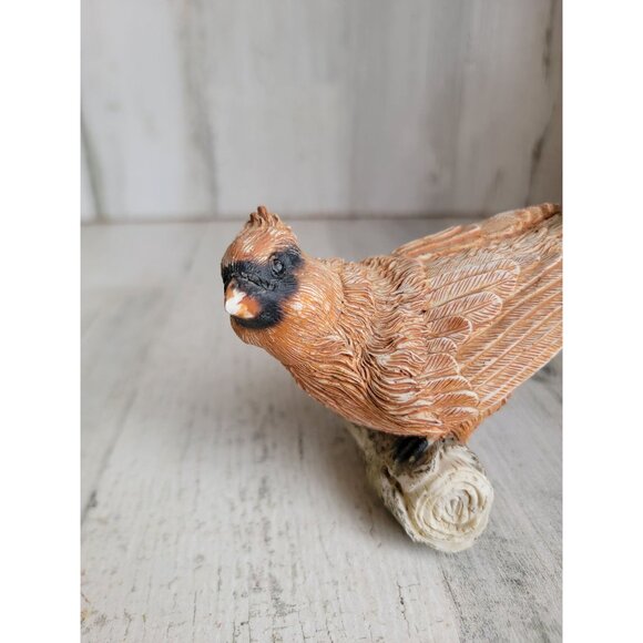 Red cardinal bird AS IS branch tree ceramic home decor - Picture 2 of 7